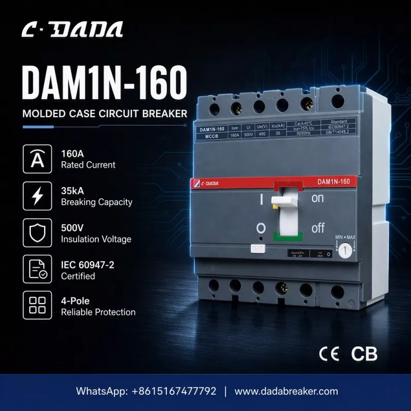 Точний захист промислових мереж: MCCB C·DADA DAM1N-160
